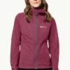 Jack Wolfskin Go Hike Jacket Womens Sangria Red