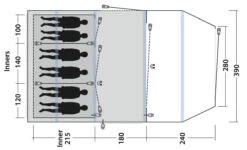 Outwell Parkdale 6PA 2023 8 Outwell Parkdale 6PA 2023 -Outdoor Equipment Store OutwellParkdale6PA2023FloorPlan