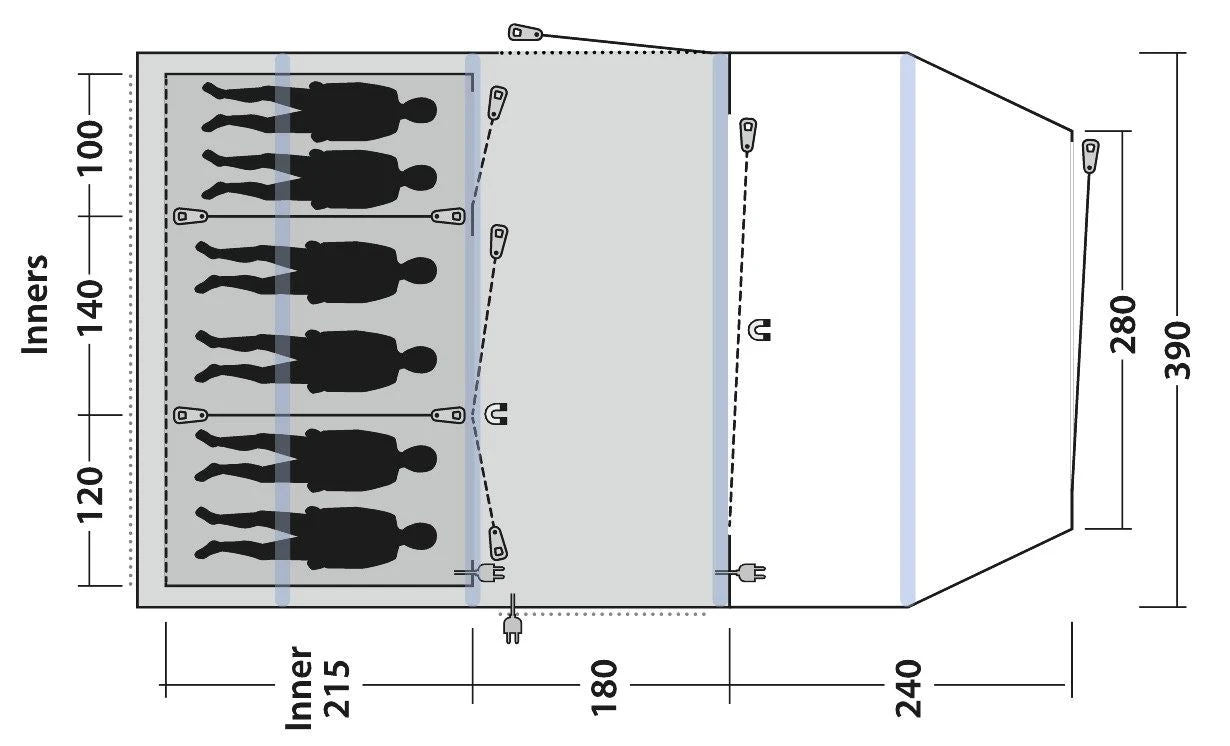 Outwell Parkdale 6PA 2023 4 Outwell Parkdale 6PA 2023 - Image 4
