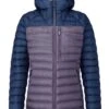 Rab Microlight Alpine Jacket Womens Patriot Blue/Purple Sage