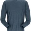 Rab Syncrino Base Long Sleeve Tee Mens Orion Blue