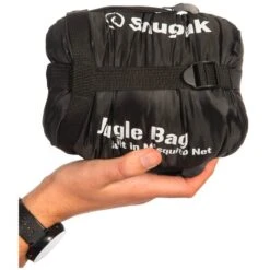 Snugpak Jungle Bag Black -Outdoor Equipment Store SnugpakJungleBagBlackPacked