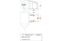 Vango Balletto Air 200 Elements Shield 2023 -Outdoor Equipment Store VangoBallettoAir200ElementsShield2023FloorPlan