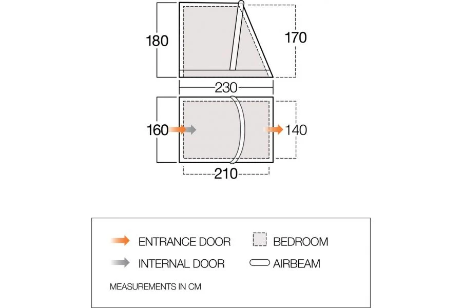 Vango Tall Annex Elements ProShield Balletto Riviera Tuscany 2 Vango Tall Annex Elements ProShield Balletto Riviera Tuscany - Image 2