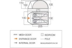 Vango Tay 200 Treetops 2023 -Outdoor Equipment Store VangoTay200Treetops2023FloorPlan