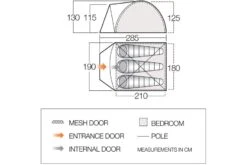 Vango Tay 300 Treetops 2023 -Outdoor Equipment Store VangoTay300Treetops2023FloorPlan