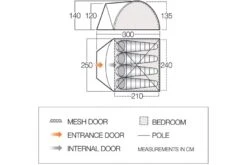 Vango Tay 400 Treetops 2023 -Outdoor Equipment Store VangoTay400Treetops2023FloorPlan